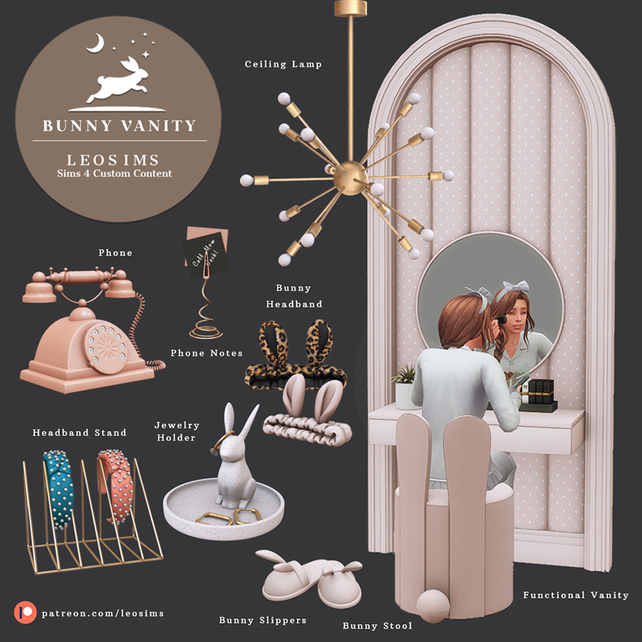 Скриншот мода Туалетный столик Bunny Vanity